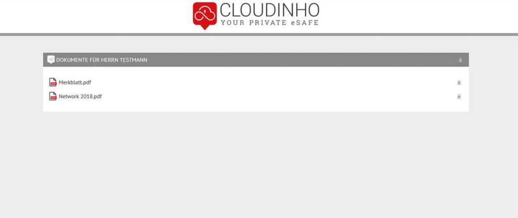 Cloudinho Share Extern